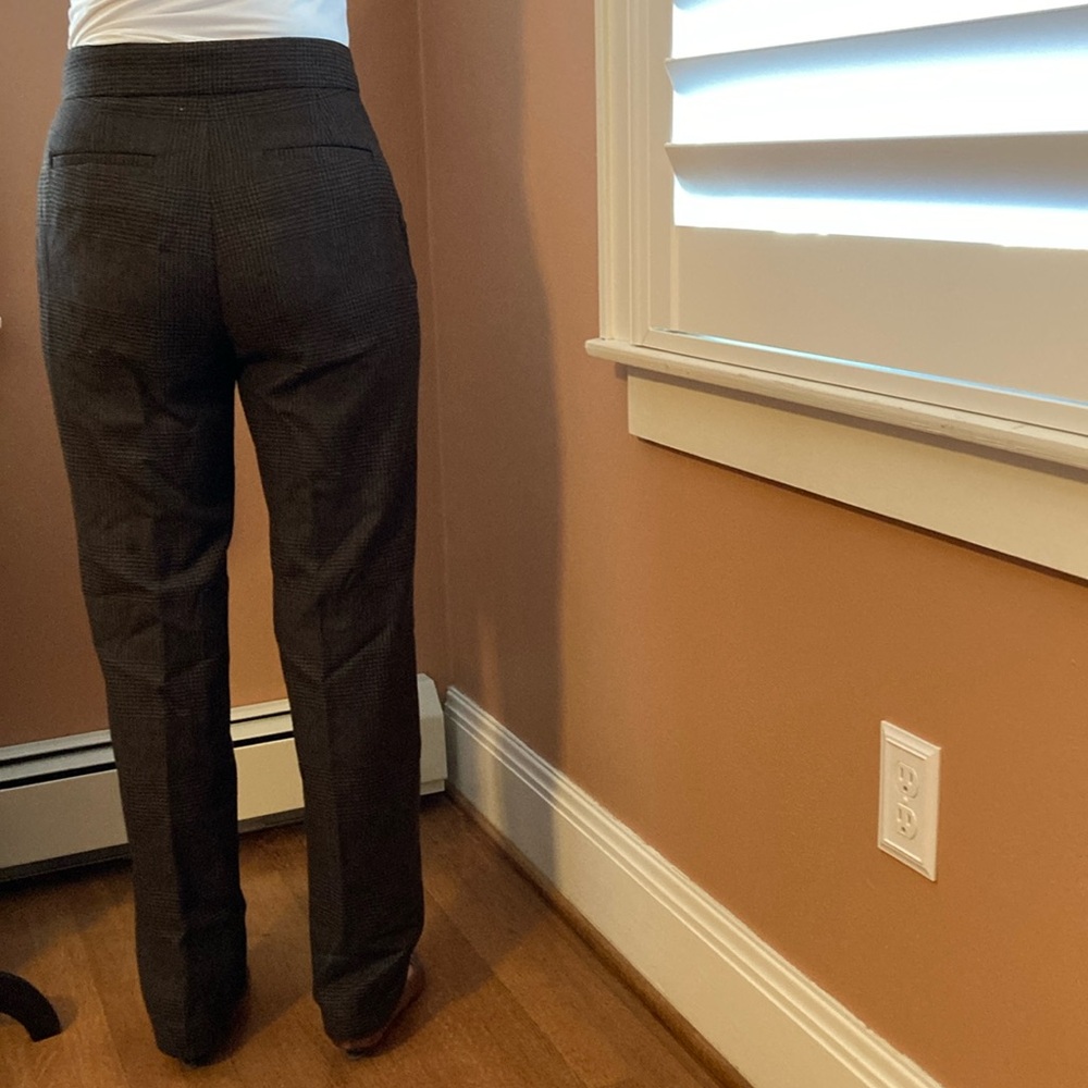 Lined J. Crew lined tweed wool pants